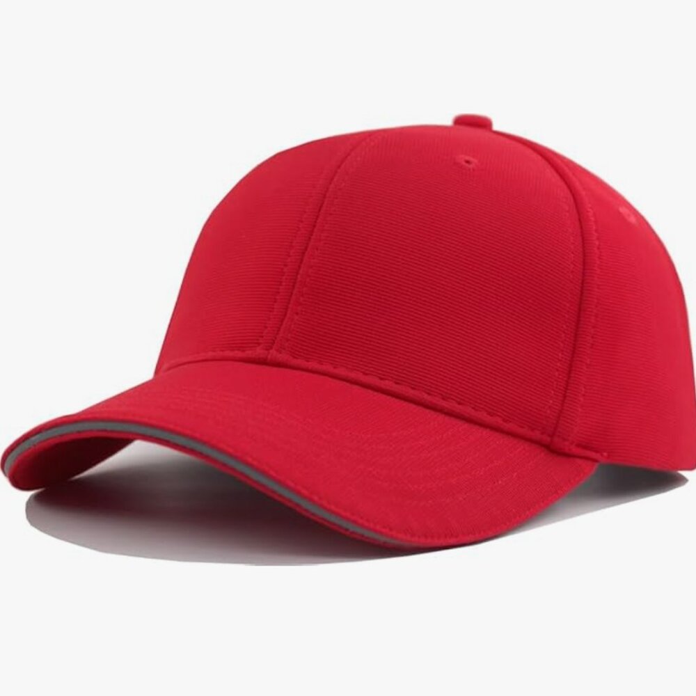 Premium Plain Structured Crown Baseball Hats Adjustable Blank Ball Caps with Ref